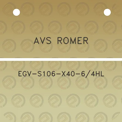 avs-romer-egv-s106-x40-64hl