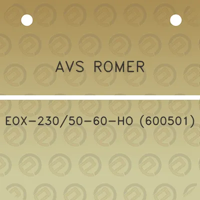 avs-romer-eox-23050-60-ho-600501