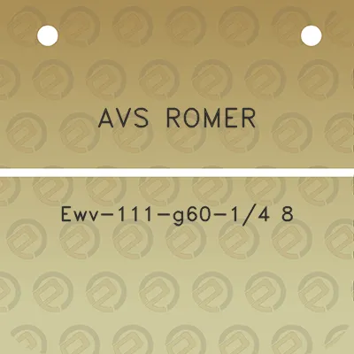 avs-romer-ewv-111-g60-14-8