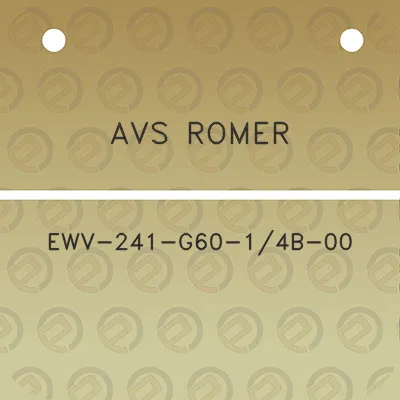 avs-romer-ewv-241-g60-14b-00