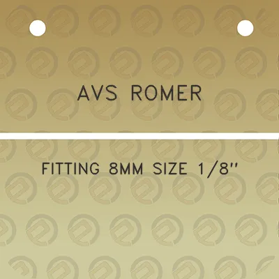 avs-romer-fitting-8mm-size-18