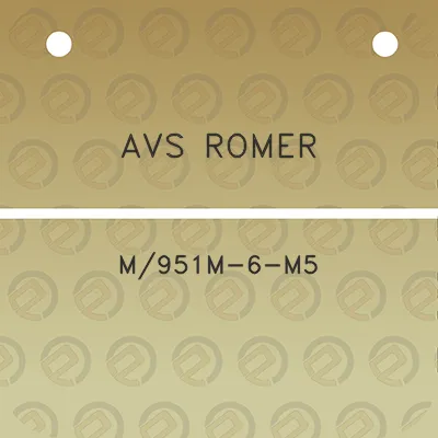 avs-romer-m951m-6-m5