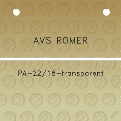 avs-romer-pa-2218-transparent