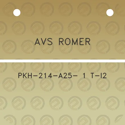 avs-romer-pkh-214-a25-1-t-i2