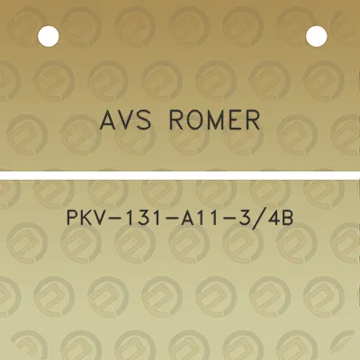 avs-romer-pkv-131-a11-34b