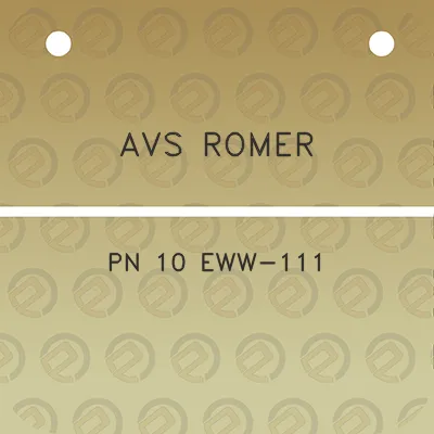 avs-romer-pn-10-eww-111