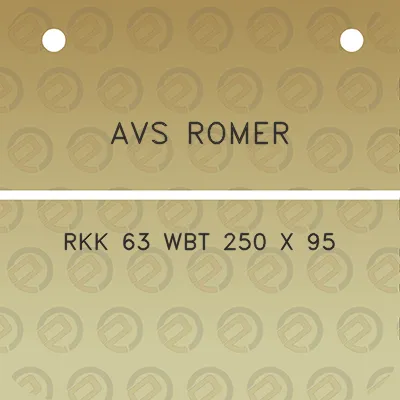 avs-romer-rkk-63-wbt-250-x-95