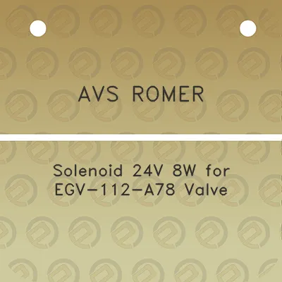 avs-romer-solenoid-24v-8w-for-egv-112-a78-valve