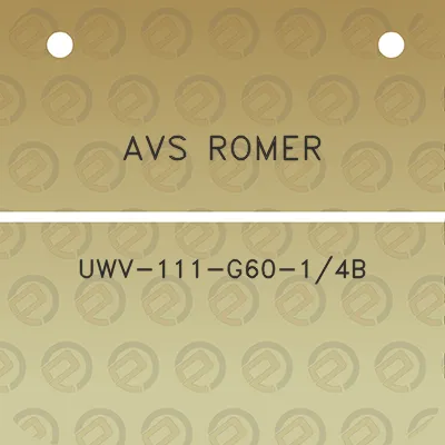 avs-romer-uwv-111-g60-14b