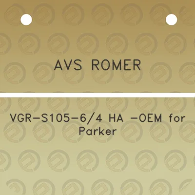 avs-romer-vgr-s105-64-ha-oem-for-parker