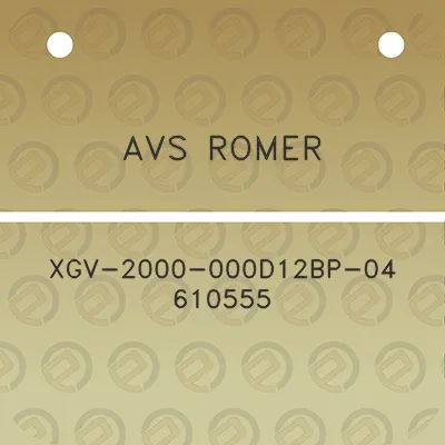 avs-romer-xgv-2000-000d12bp-04-610555