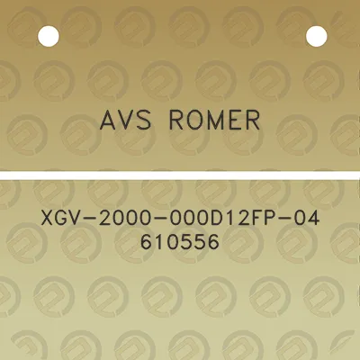 avs-romer-xgv-2000-000d12fp-04-610556