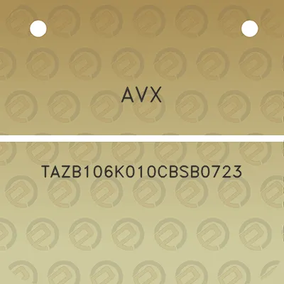 avx-tazb106k010cbsb0723