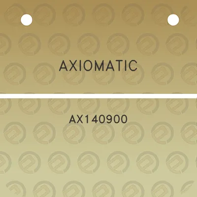 axiomatic-ax140900