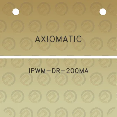 axiomatic-ipwm-dr-200ma