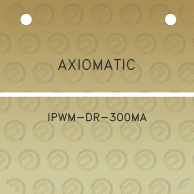 axiomatic-ipwm-dr-300ma