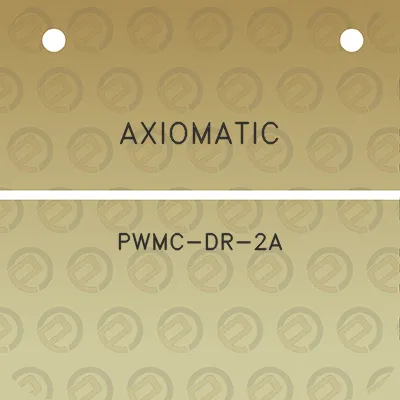 axiomatic-pwmc-dr-2a