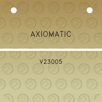 axiomatic-v23005