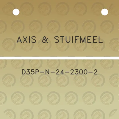 axis-stuifmeel-d35p-n-24-2300-2