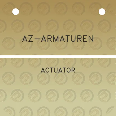 az-armaturen-actuator