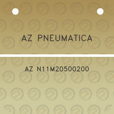 az-pneumatica-az-n11m20500200