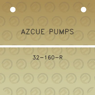 azcue-pumps-32-160-r