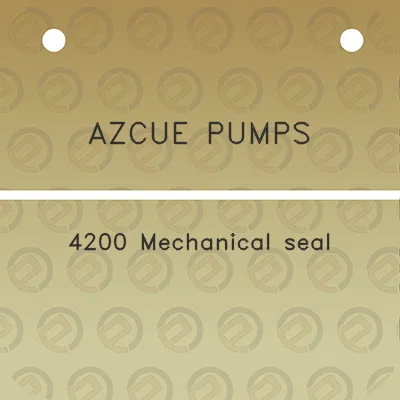 azcue-pumps-4200-mechanical-seal