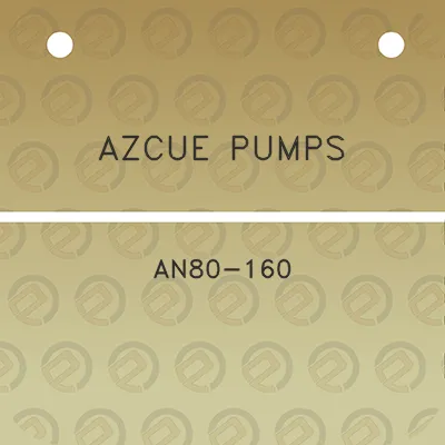 azcue-pumps-an80-160