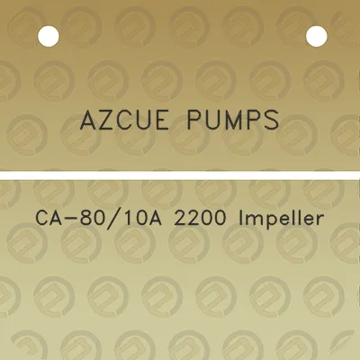 azcue-pumps-ca-8010a-2200-impeller