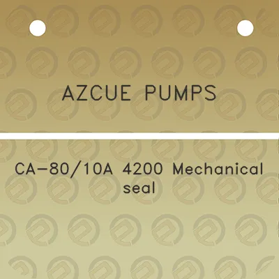 azcue-pumps-ca-8010a-4200-mechanical-seal