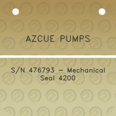 azcue-pumps-sn-476793-mechanical-seal-4200