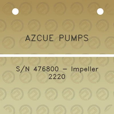 azcue-pumps-sn-476800-impeller-2220