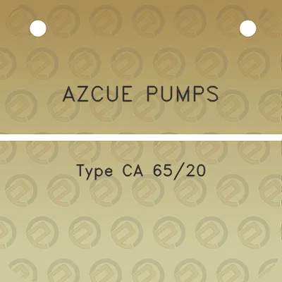 azcue-pumps-type-ca-6520