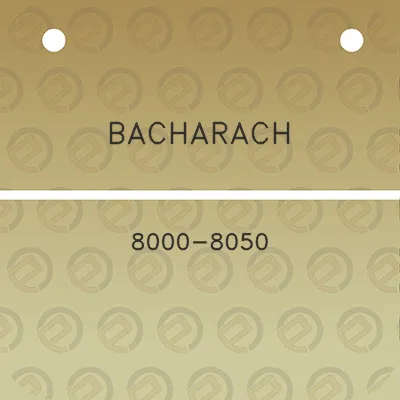 bacharach-8000-8050