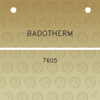 badotherm-7605