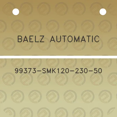 baelz-automatic-99373-smk120-230-50