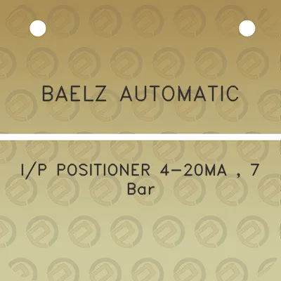 baelz-automatic-ip-positioner-4-20ma-7-bar