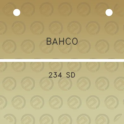 bahco-234-sd