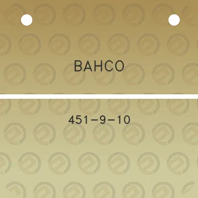 bahco-0451-09-10