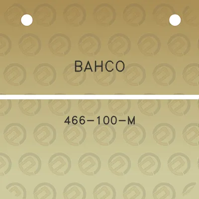 bahco-466-100-m