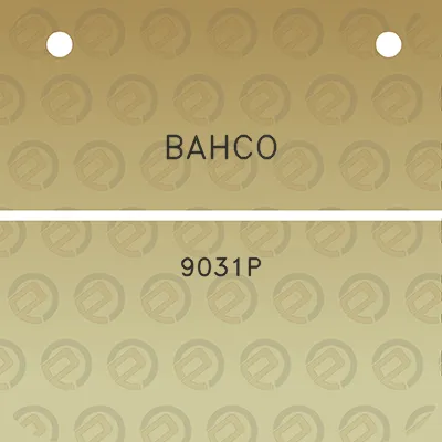 bahco-9031p