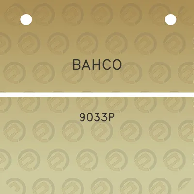 bahco-9033p