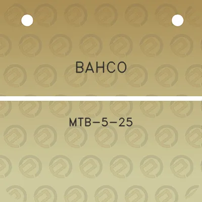 bahco-mtb-5-25