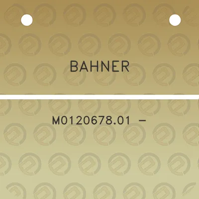 bahner-m012067801