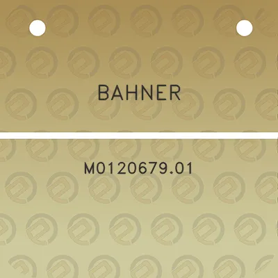 bahner-m012067901