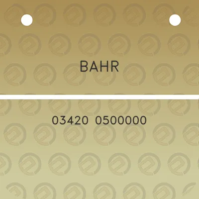 bahr-03420-0500000