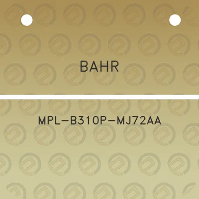 bahr-mpl-b310p-mj72aa