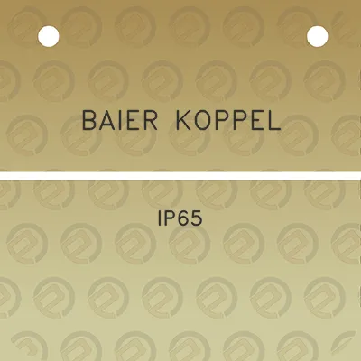 baier-koppel-ip65