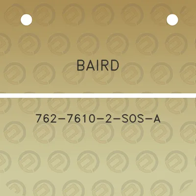 baird-762-7610-2-sos-a