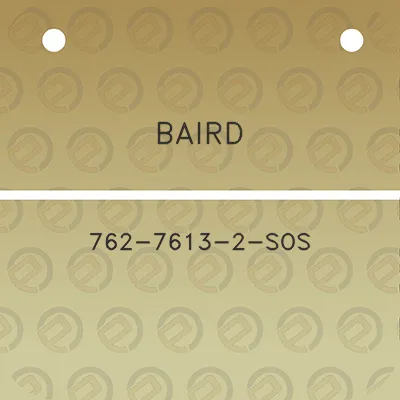 baird-762-7613-2-sos